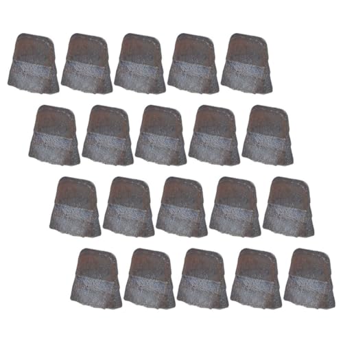 WOONEKY 20 Pièces Coins de Fixation Métalliques Renforcés pour Poignées de Marteau et Hache Installation Facile pour Outils Agricoles et Réparation