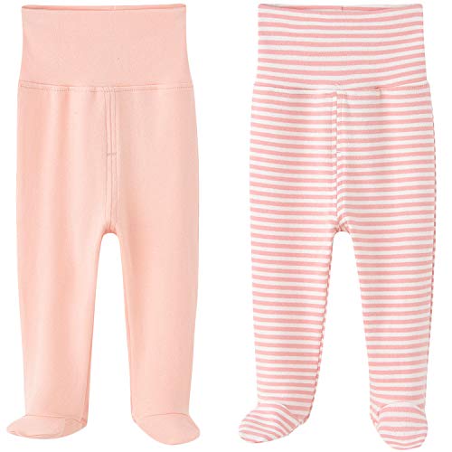 Image of Enfants Chéris 2 Pack Baby Footed Pants Newborn-12 Months