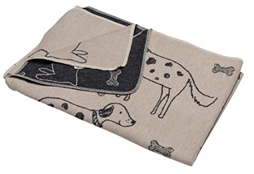 Dackel-Decke Mit Wiener-Hund-Motiv – Weiches Flanell, 5 Größen (bis 308x228 Cm), Waschbar