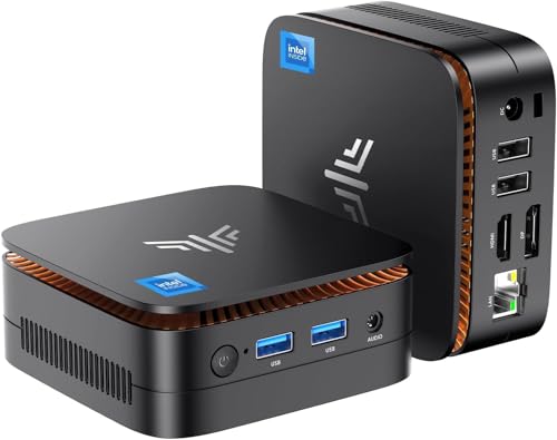 NiPoGi Essenx E1 Mini PC,Ιntel Alder Lake-N95(hasta 3.4GHz,15W), 16GB DDR4 512GB M.2 SSD,Mini...