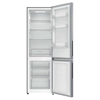 Candy CCG3L517ES, Frigorifero Combi, 260L, Low Frost, 4 ripiani, 3 Balconiere, Cassetto Verdolero, Controllo elettronico della temperatura, Illuminazione a LED, AnxAl 55x176 cm, Porte Reversibili