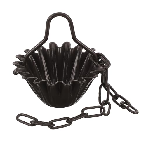 DEARMAMY Catena Pioggia in Lega di Alluminio per Esterni Decorazione Catena Antipioggia Sospesa per Giardino e Portico Resistente e Facile da Installare