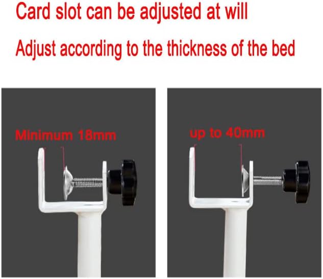Feiangel高齢者用調節可能なベッドレール、クリップ式医療用ベッド安全レール、ベッドサイド転倒安全防止用手すり、ベッドアシストレ
