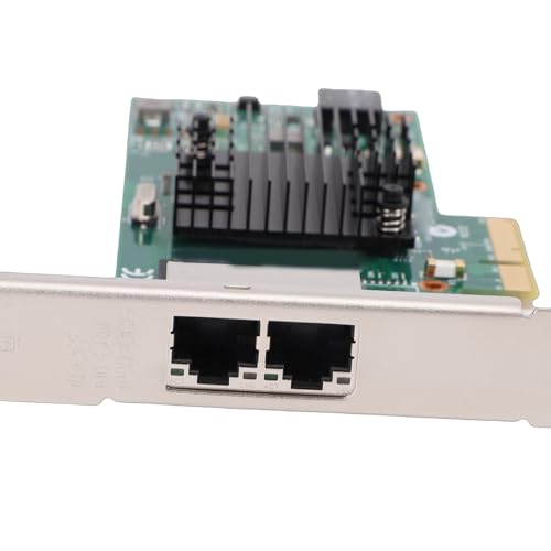 EBTOOLS Tarjeta de Red Gigabit de 2 Puertos con Chip I350-T2, 1Gb, con Puertos Dual RJ45, PCI Express 2.0 X4, para Windows 7/8/10/11 miniatura 7