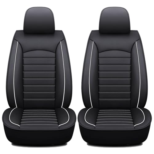 KOIYWQA 2 Housses de siège Auto, pour Suzuki Grand Vitara 2.0 2005-2015 Housses De Siège De Voiture en Cuir Imperméable Ensembles Housses De Siège Avant,C...