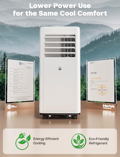 Image of Portable Air Conditioners, 10,000 BTU Portable AC Unit for Room up to 450 Sq. Ft, 3 in 1 Small AC Unit with 24H Timer Smart Sleep Mode, Smart Stand up Air Conditioner for Bedroom(10,000 BTU)