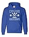 Large Royal Blue Adult Chicago World Champs 2016 Sweatshirt Hoodie
