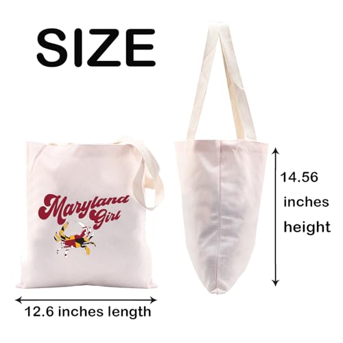 Bolso Tote Bandera Maryland Mujer miniatura 3