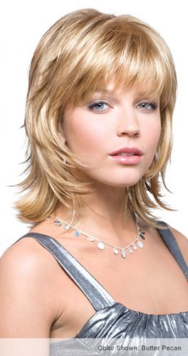 Rene of Paris Noriko BAILEY Synthetic Wig and Wig Lift Comb - Butter Pecan - Bundle 2 Items
