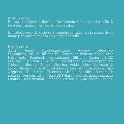 MONÉ PROFESSIONAL - Protector Térmico Pelo, Desenredante Pelo Mujer, Spray Acondicionador Sin Aclarado 10 en 1, Queratina Cabello - Protege, Nutre y Fortalece el Pelo - 150 ml - imagen 10