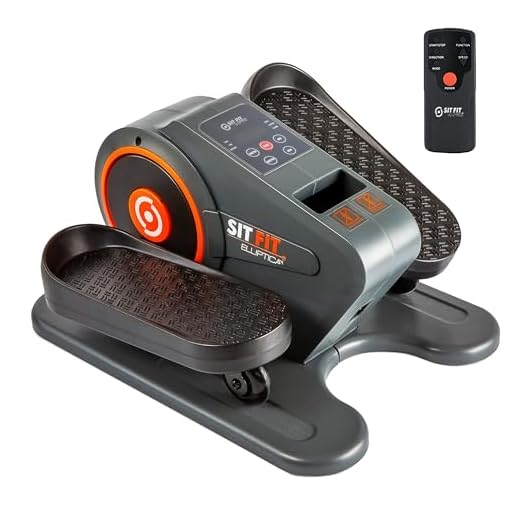 SITFIT, Sit Down and Cycle! Powered Foot Pedal Exerciser for Seniors, Under Desk Elliptical Exercise Bike, Leg Exerciser While Sitting. Peddler Exerciser Mini Bike, Portable Rehabilitation Equipment.
