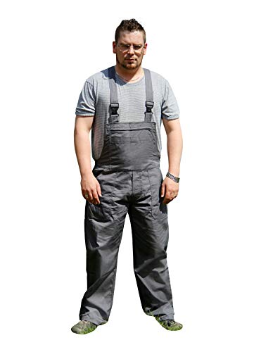 Mediablue Arbeitshose Latzhose Arbeitskleidung Latzhose Handwerkerhose Graphit (M) Cover