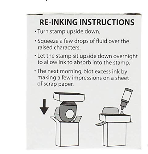 Stamp-Ever Pre-Inked Refill Ink, 7ml Bottle, Black (5027) - Thumbnail 3