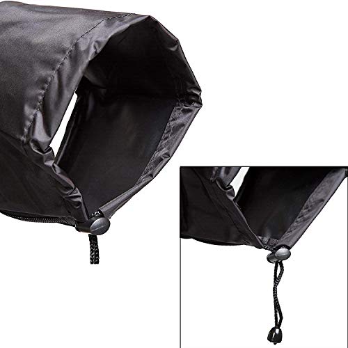 Cubierta impermeable para cámara réflex accesorio de protección negro suave 7