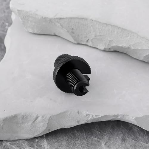 Be In Your Mind 2 x Bremskupplungskabel, Leitungseinstellschraube, M10 x 1,25, Drosselklappen-Einstellschraube für Motorrad, Fahrrad, Roller, ATV, Schwarz