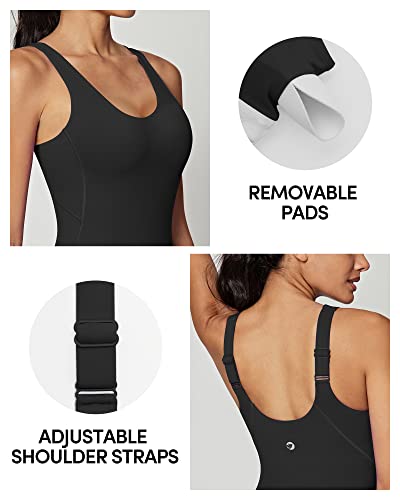Iuga Bodysuit For Women Tummy Control Womens Jumpsuits Workout Romper Unitard Bodysuit One Piece Yoga Shorts Bodysuit #TOP3