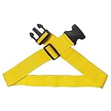 2Pcs Luggage Straps,Yellow Packing Belt Suitcase Straps on Your Trip with Coded Lock （1.97 in*78.74 in） - Image 2