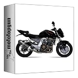 2 Years Warranty mivv tubo de escape homologado cat-oem oval carbono copa carbono compatible con kawasaki z 750 z750 2004 2005 2006 mototopgun