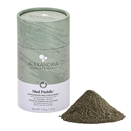 Mud Puddle - Hungarian Wellness Mud Face and Body Healing Mask, Detox Pores, Rejuvenate, Even Skin Tone. 100% Natural, Raw Mud Rich in Minerals and Collagen (4 Ounce)