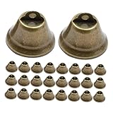 HEALLILY 100 Piezas Campanas Retro De Pequeñas para Manualidades Dijes De Campana DIY Ventana o Fiesta