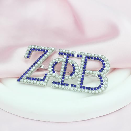 Image of Pearl ZPB Brooch Pin for Women ZPB Gift Greek Sorority Paraphernalia Gifts for Finer Women Jewelry 1920 Sisterhood Gift
