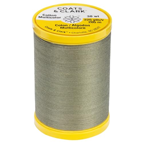 Coats & Clark Cotton All Purpose Sewing Thread (225 Yards), Green Linen