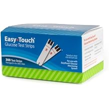 Easy Touch Glucose Test Strips - 300 Count