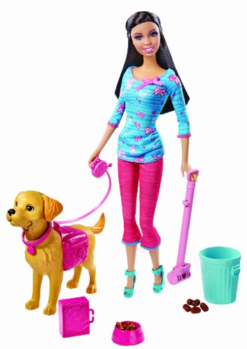 Barbie Potty Training Taffy Nikki Fashion Doll and Pet Playset