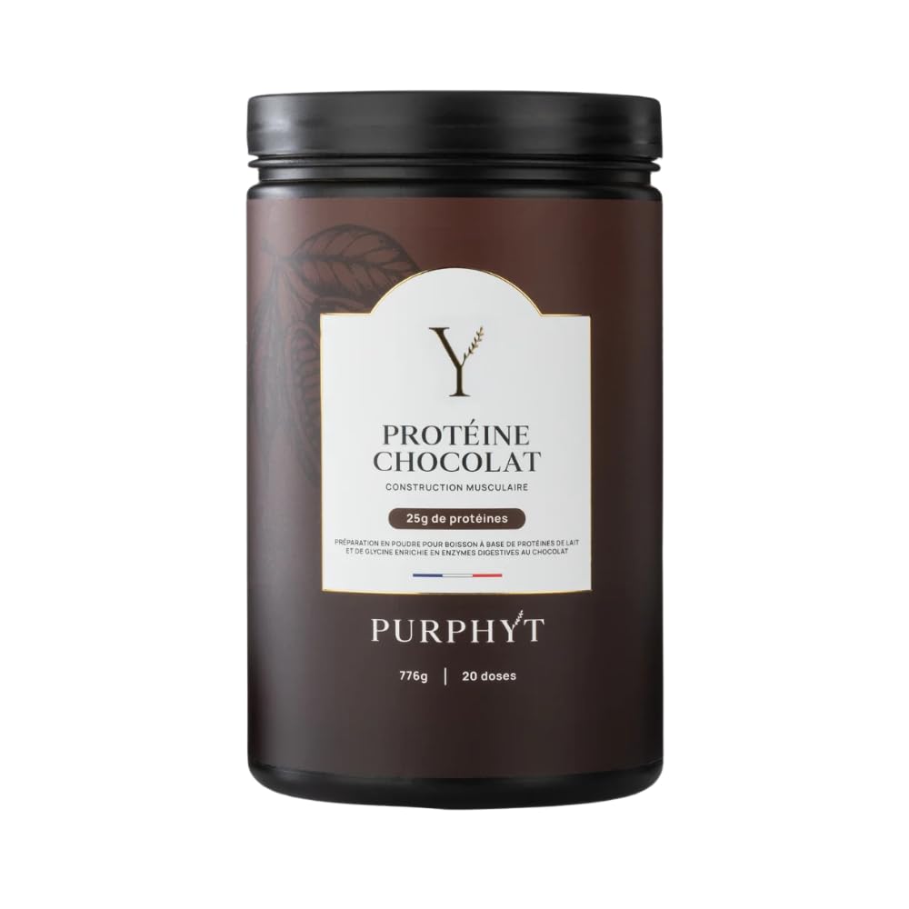 Whey Protéine Poudre Saveur Chocolat - 25g Protéines par dose 776g