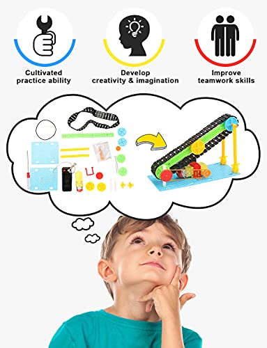 image for Poraxy 5 Set STEM Science Kits for Kids Age 8-12, DC Motors Electronic