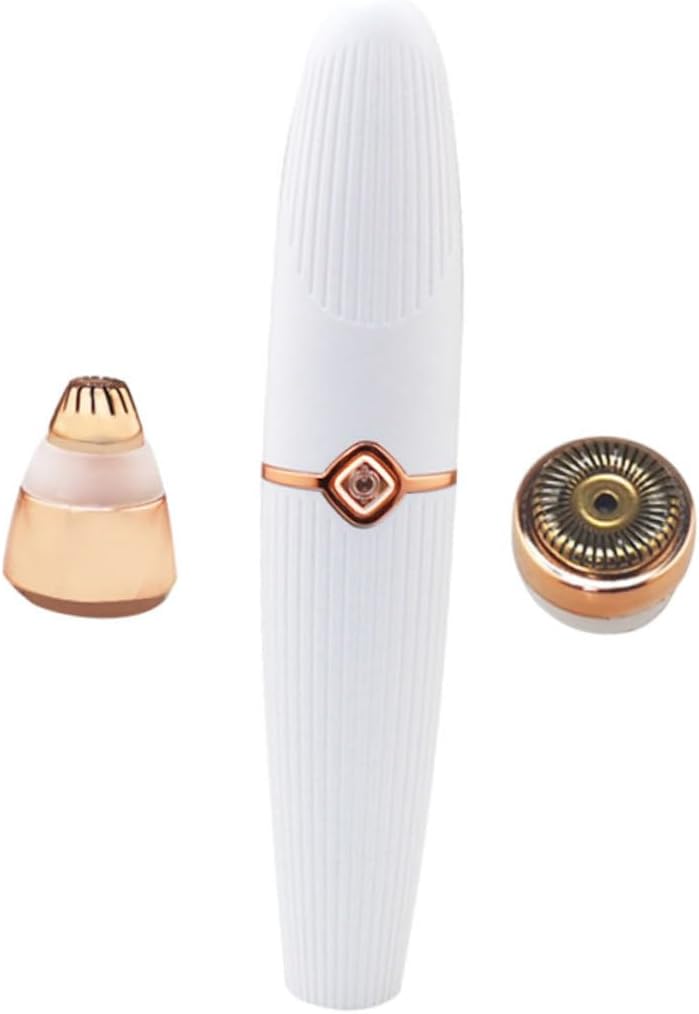 Women Electric Razor Eyebrow Trimmer USB Hair Remover White