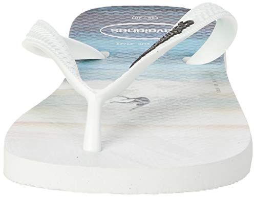 Chinelo, Havaianas, Hype, Branco/Azul Sky, 41/42, Masculino