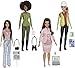 Barbie Eco-Leadership Team 4 Doll Set, Recycled Plastic (Except Head & Hair), Recycled Clothes Fabric, Accessories, Great Gift for Ages 3 Years Old & Up