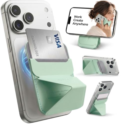 MOFT �X�}�z�X�^���h MagSafe�Ή� �yMOVAS?�V�f��/���͋����Łz iPhone 17 / 16 / 15 / 14 / 13 / 12 �Ή� Snap-On �J�[�h�P�[�X �X�}�z�X�^���h ��̌^ �ő�2�����[ �}�O�l�b�g�� ���^ �y�� �܂�