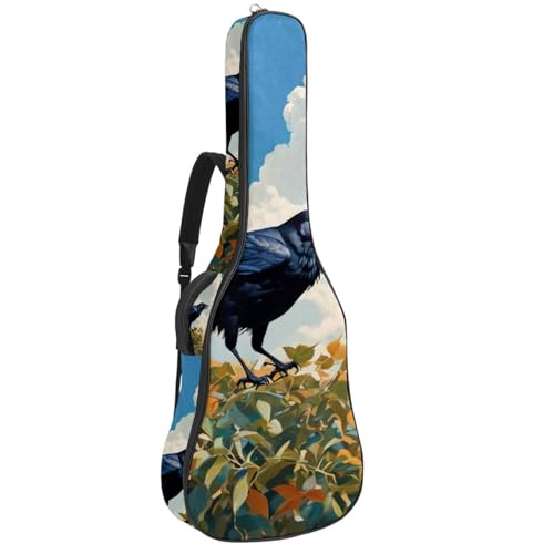 Sac pour guitare acoustique étui étanche avec couche de protection et poches