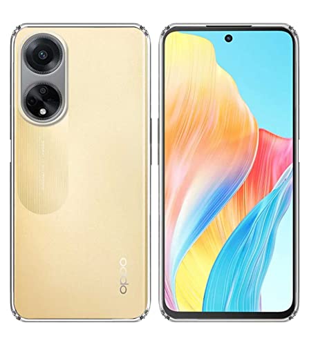 Image of Soft Silicone TPU Back Cover Compatible with Oppo F23 5G, Transparent