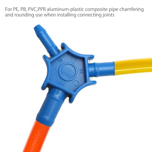 Miniatura 4 de Tnsland Cortatubos Para Tubos Compuestos Calibrador Para Tubos De Cortador De Tubos Compuestos Multicapa Herramientas Fontaneria Cortatubos Pvc Diámetro Máx 42 Mm Calibrador Azul 16 20 26 Mm