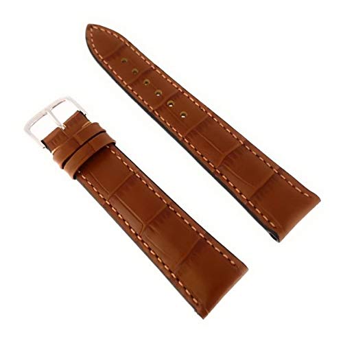 Bracelet pour montre Rios Louisiana marron clair 20 mm, l'accessoire idéal pour le bureau