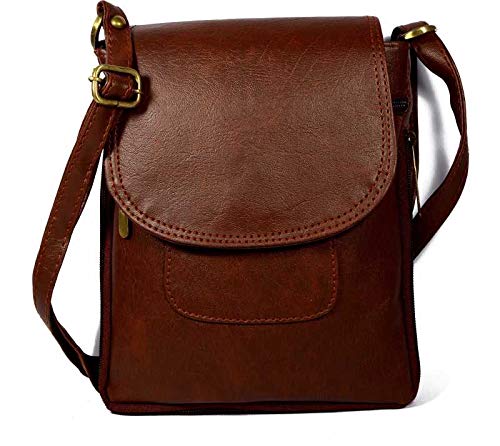 FanexBrown leather bag