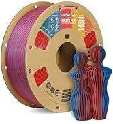 OVERTURE Matte PLA Filament 1.75mm,PLA Matte Filament 1.75mm,1kg Spool (2.2lbs),Dimensional Accur...
