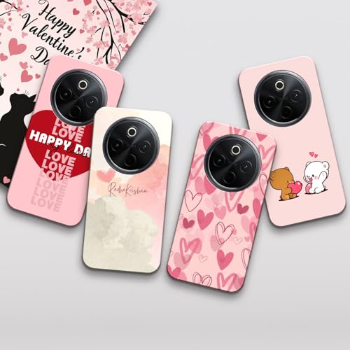 Image of COLORflow Back Cover Compatible with Vivo T4 5G / Y300 Pro 5G / iQOO Z10 5G | Romantic Love Gesture Customized Back Cover Compatible with Vivo T4 5G / Y300 Pro 5G / iQOO Z10 5G