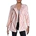 Anne Klein Women's Cropped Open Front Jacket, Cherry Blossom/Anne White, S