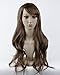 Cool2day® Stunning Long Natural Curly Wig+wig Cap (Model: Jf010023) (Light Brown)