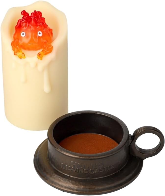 Studio Ghibli - Howl's Moving Castle - Swinging Calcifer LED Candle, Benelic Statue