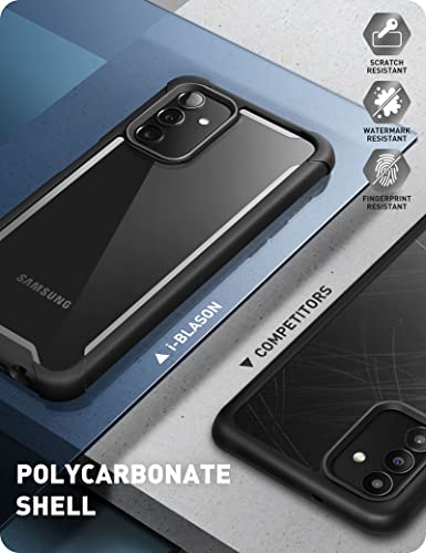 Image of i-Blason Thermoplastic Polyurethane Ares Lite Series Case For Samsung Galaxy A13 5G (2021 Release), Slim Protective Clear Case With Shockproof Bumper (Black)