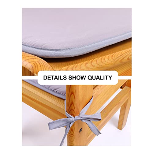 Tunkence Chair Pad Chair Cushions Square Seat Cushion With Ties Soft Thicken Garden Chair Pads Dining Chair Cushions For Dining Kitchen Outdoor Bistros Stool Patio Room 15X15 Inch #TOP5