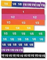 Vista 2 de Learning Resources - Azulejos magnéticos de fracciones arcoíris