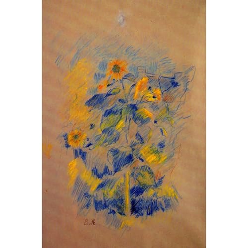 Tournesols par Morisot impression giclée enroulée ARTICULOZY 76x101 cm