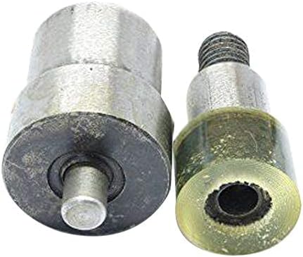 Trimming shop 10mm Snap Poppers Die for Universal Green Hand Press Machine Fixing and Fastening Clothes, Fabrics, Leather