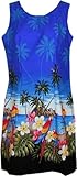 Hawaiian Sun Dresses Beach Parrot Dress Blue L